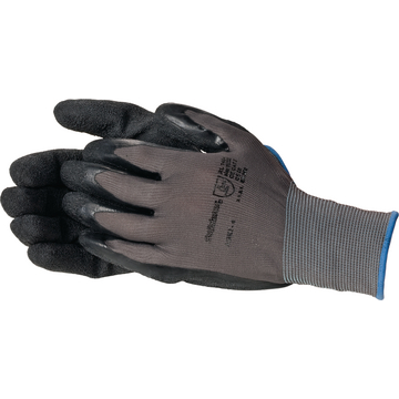 Strick-Handschuh Latex, Größe 7, 12 Paar